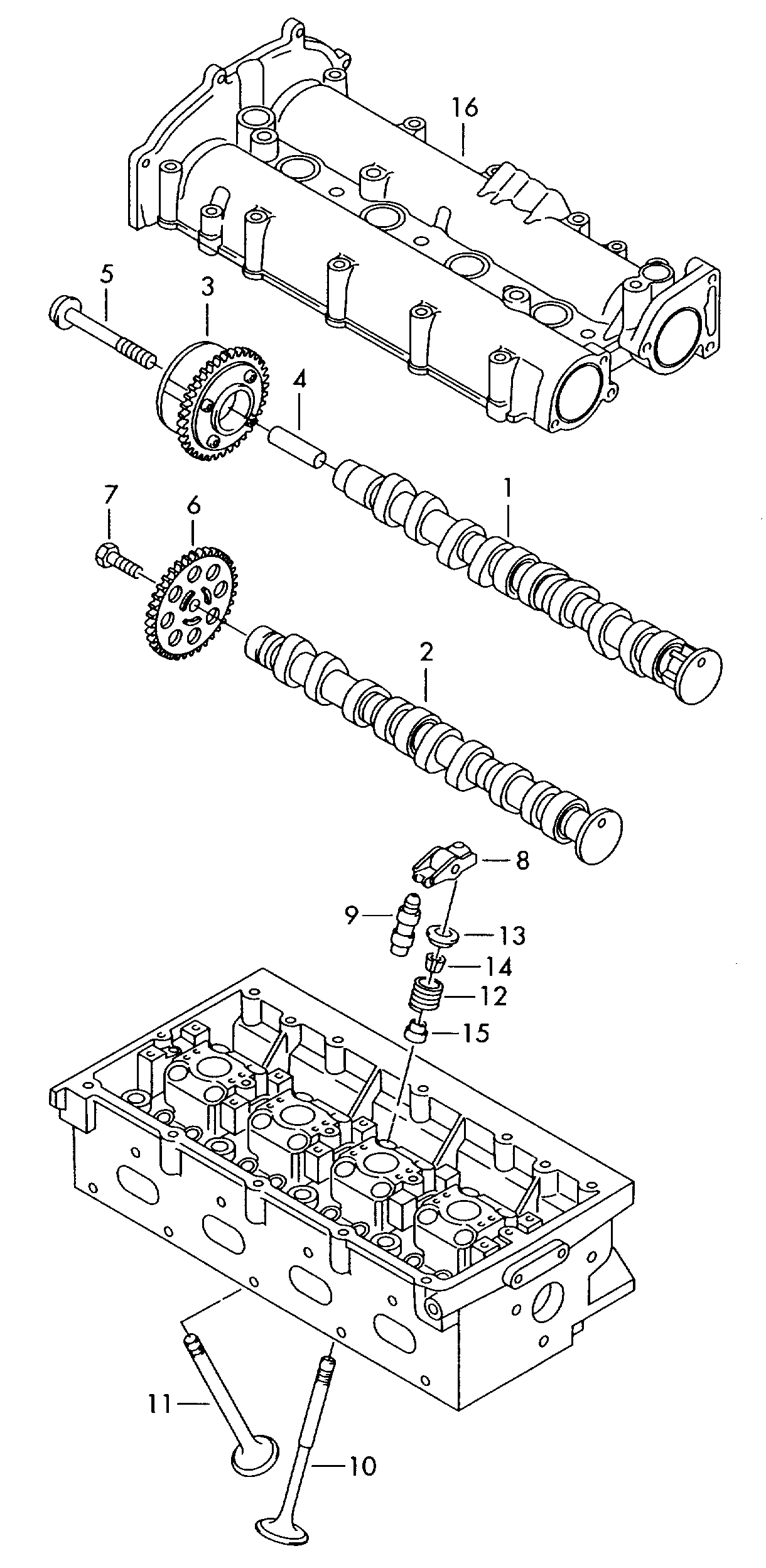 VAG 03C 198 229 B - Sadales vārpstas piedziņas ķēdes komplekts ps1.lv