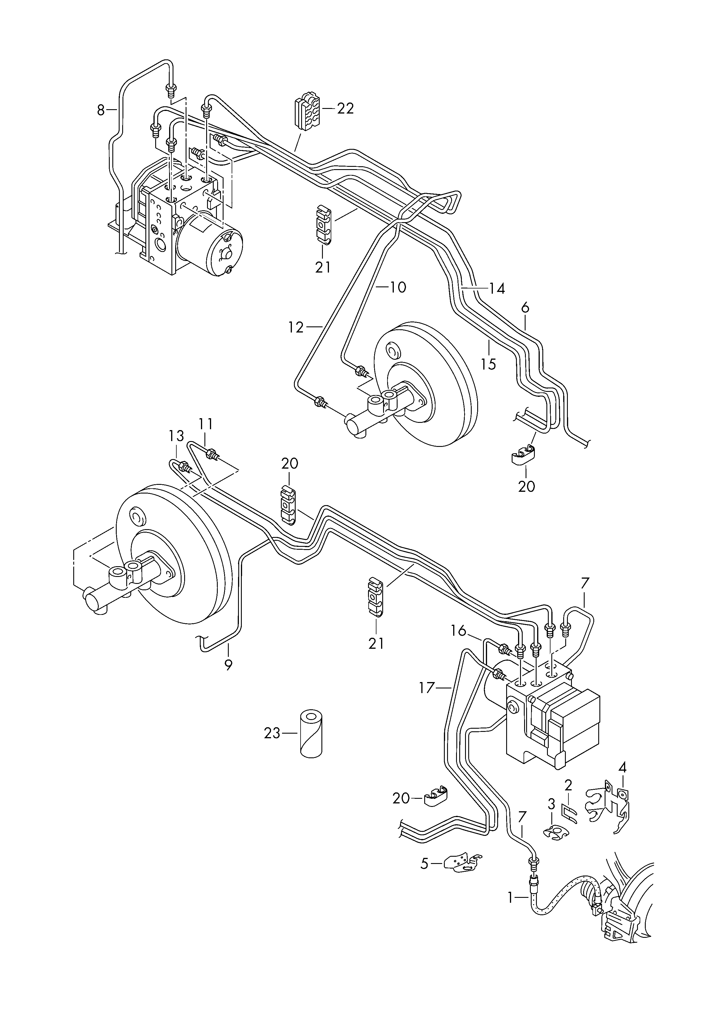 VW 4D0 611 715 B - Kronšteins, Bremžu šļauka ps1.lv