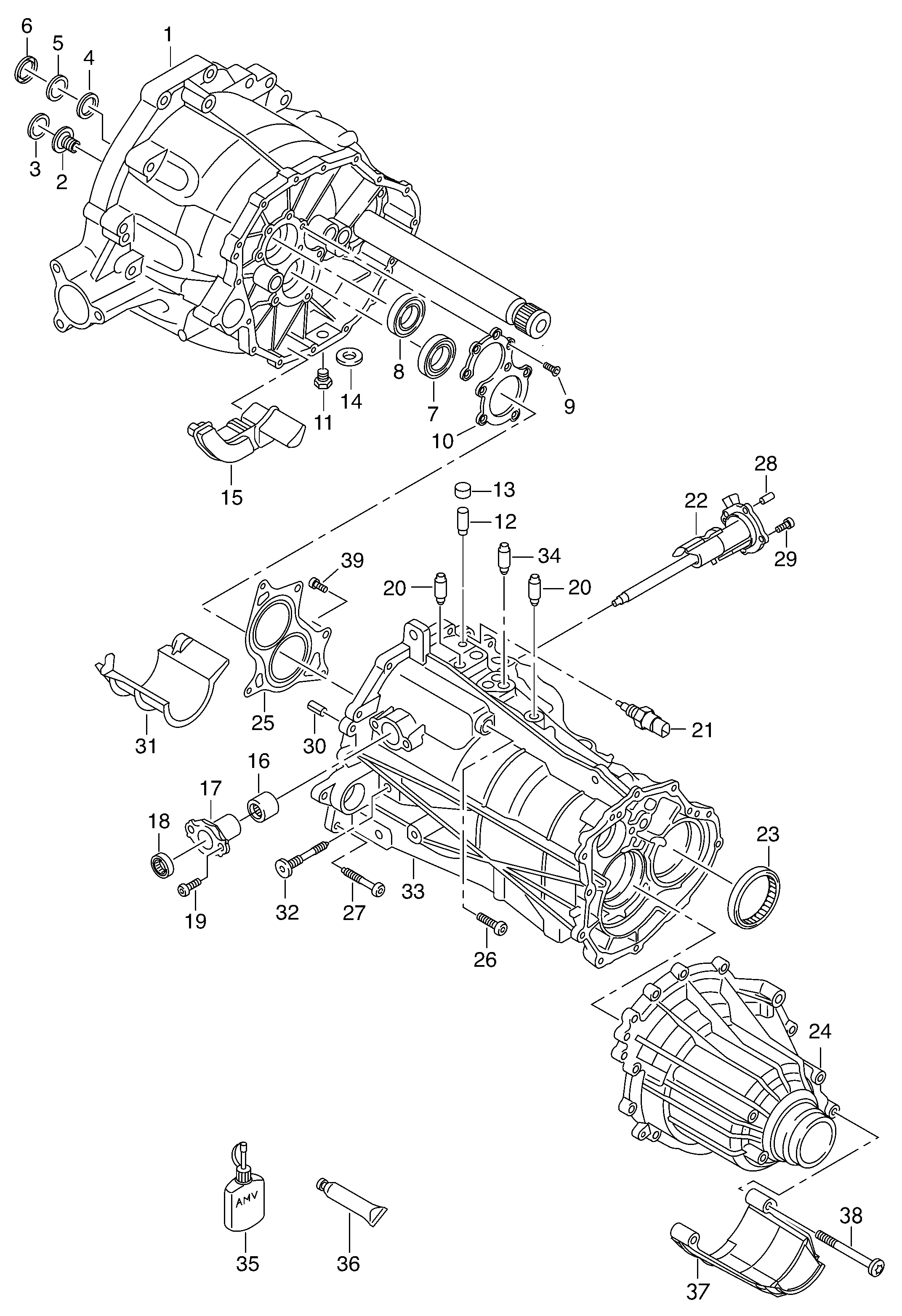 VW 012 301 457C - Vārpstas blīvgredzens, Mehāniskā pārnesumkārba ps1.lv