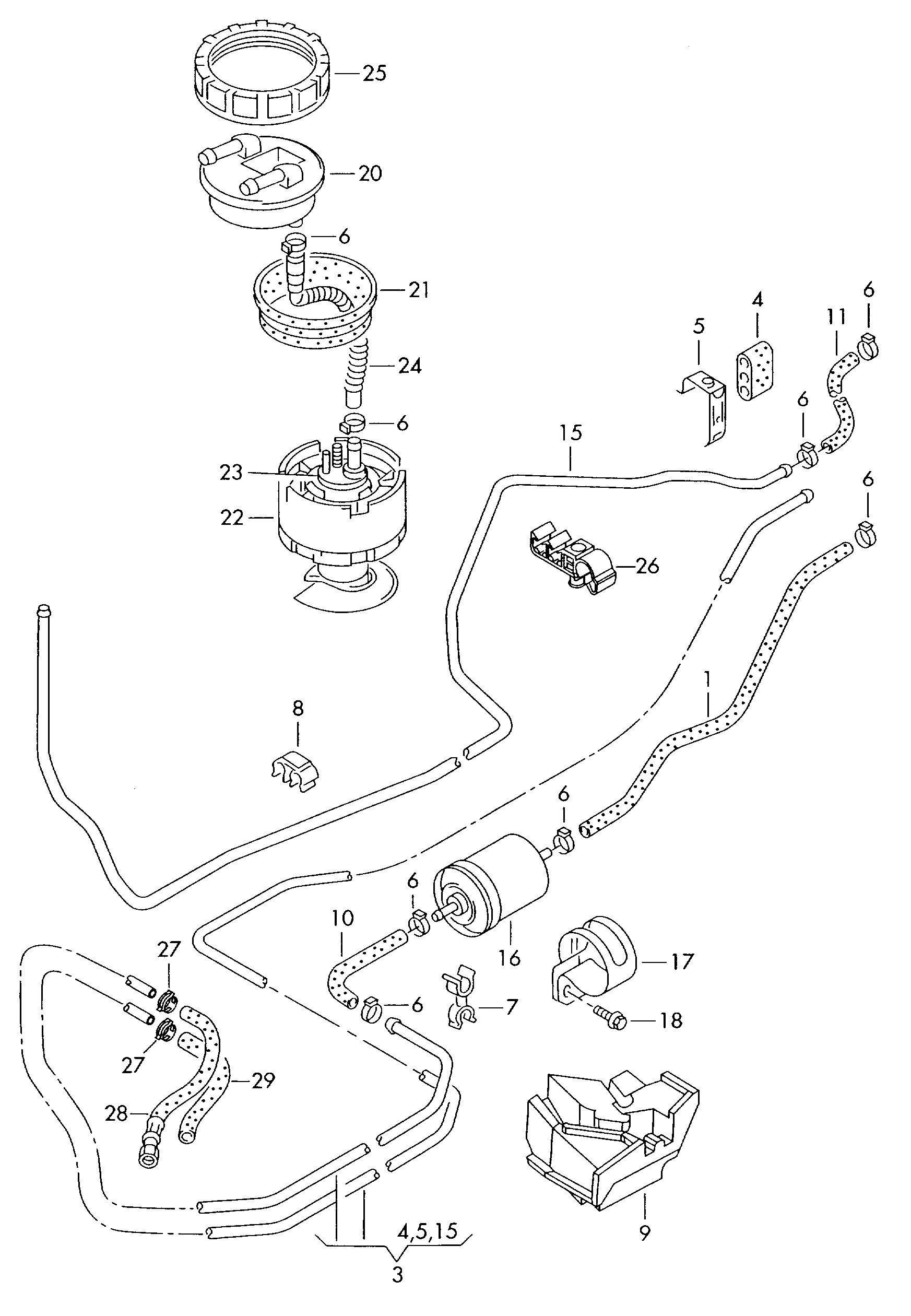 AUDI 8D0 906 089 - Degvielas sūknis ps1.lv