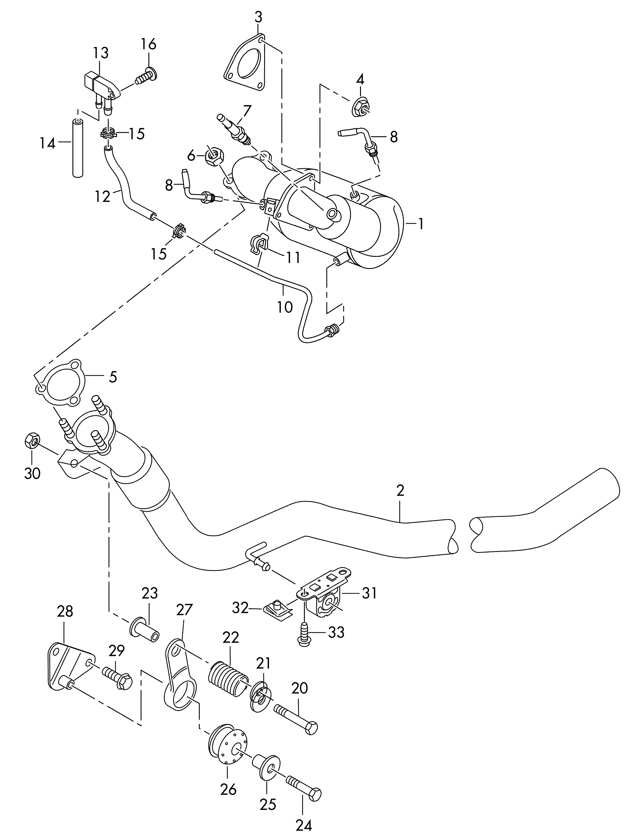 VAG 4G0.254.750 BX - Asortiments, Sodrēju / Daļiņu filtra remonts ps1.lv