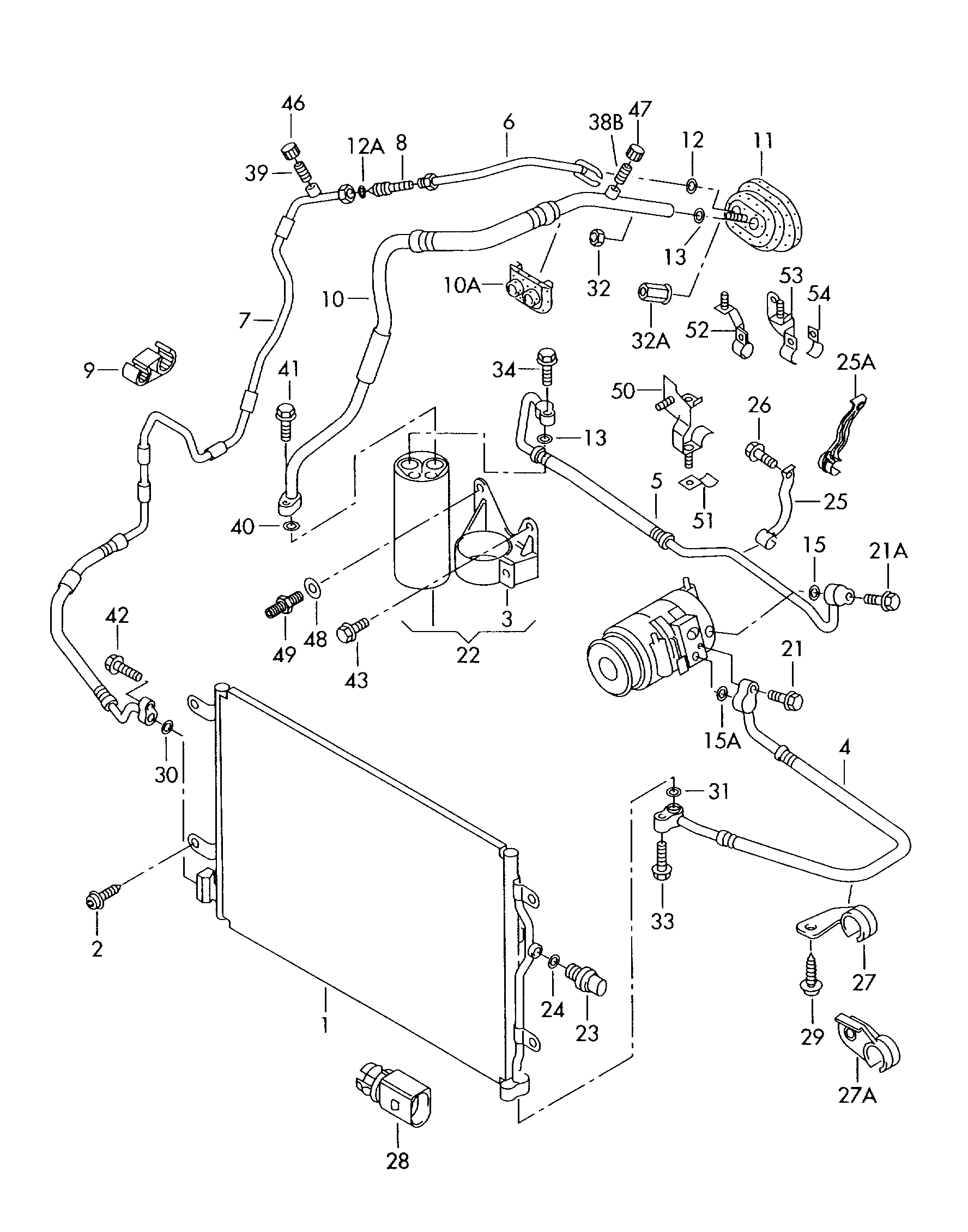 VAG 8E0260701BK - Augstspiediena cauruļvads, Gaisa kond. sist. ps1.lv