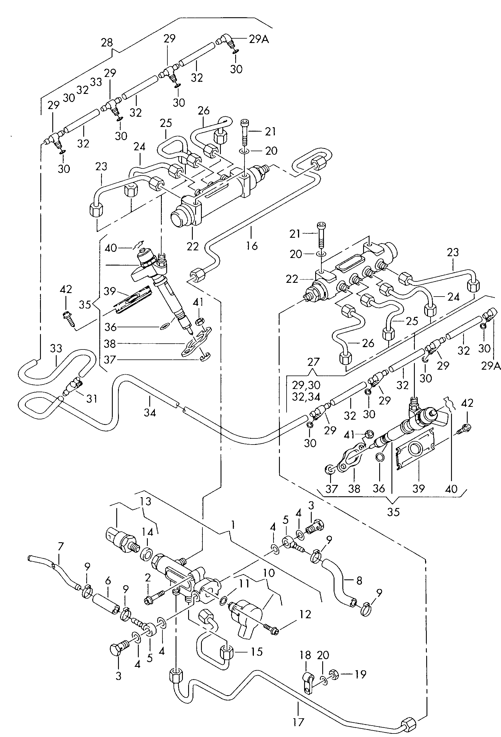 VW 057 130 219 A - Blīvgredzens, Sprauslas kanāls ps1.lv