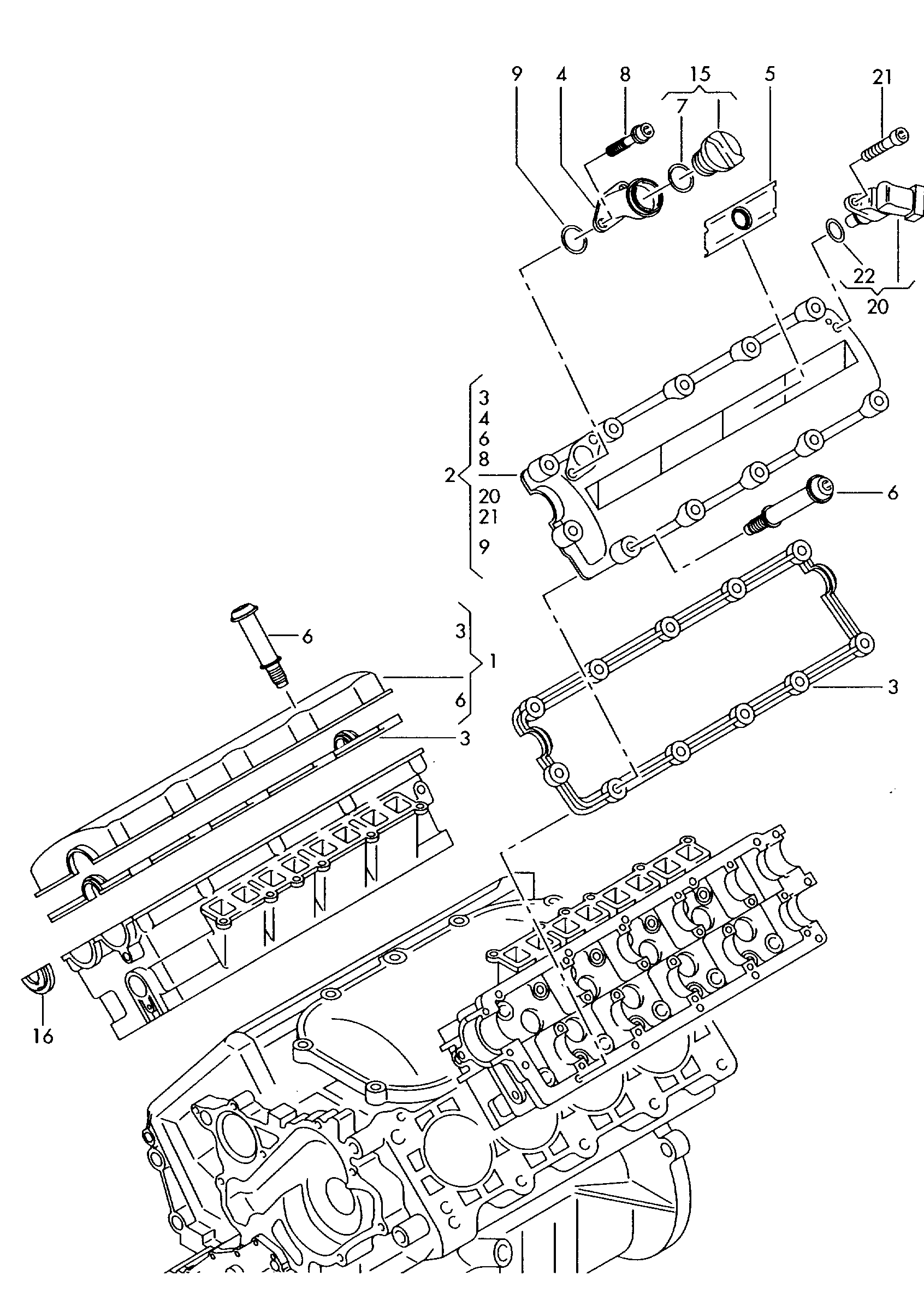 AUDI 057130767 - Devējs, Sadales vārpstas stāvoklis ps1.lv