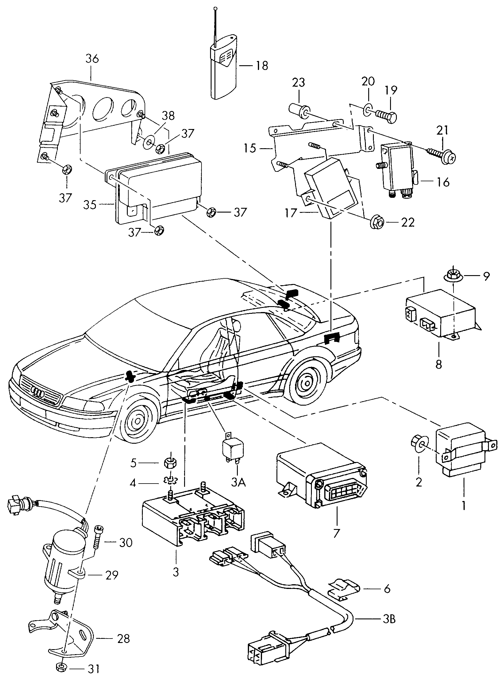 VW 443951254A - Relejs, Tuvā gaisma ps1.lv