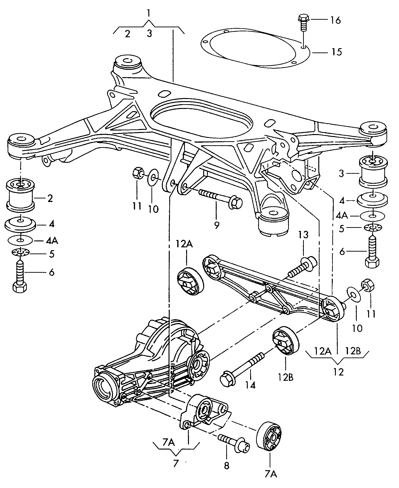 VAG N  0221671 - Uzgrieznis, Izplūdes kolektors ps1.lv