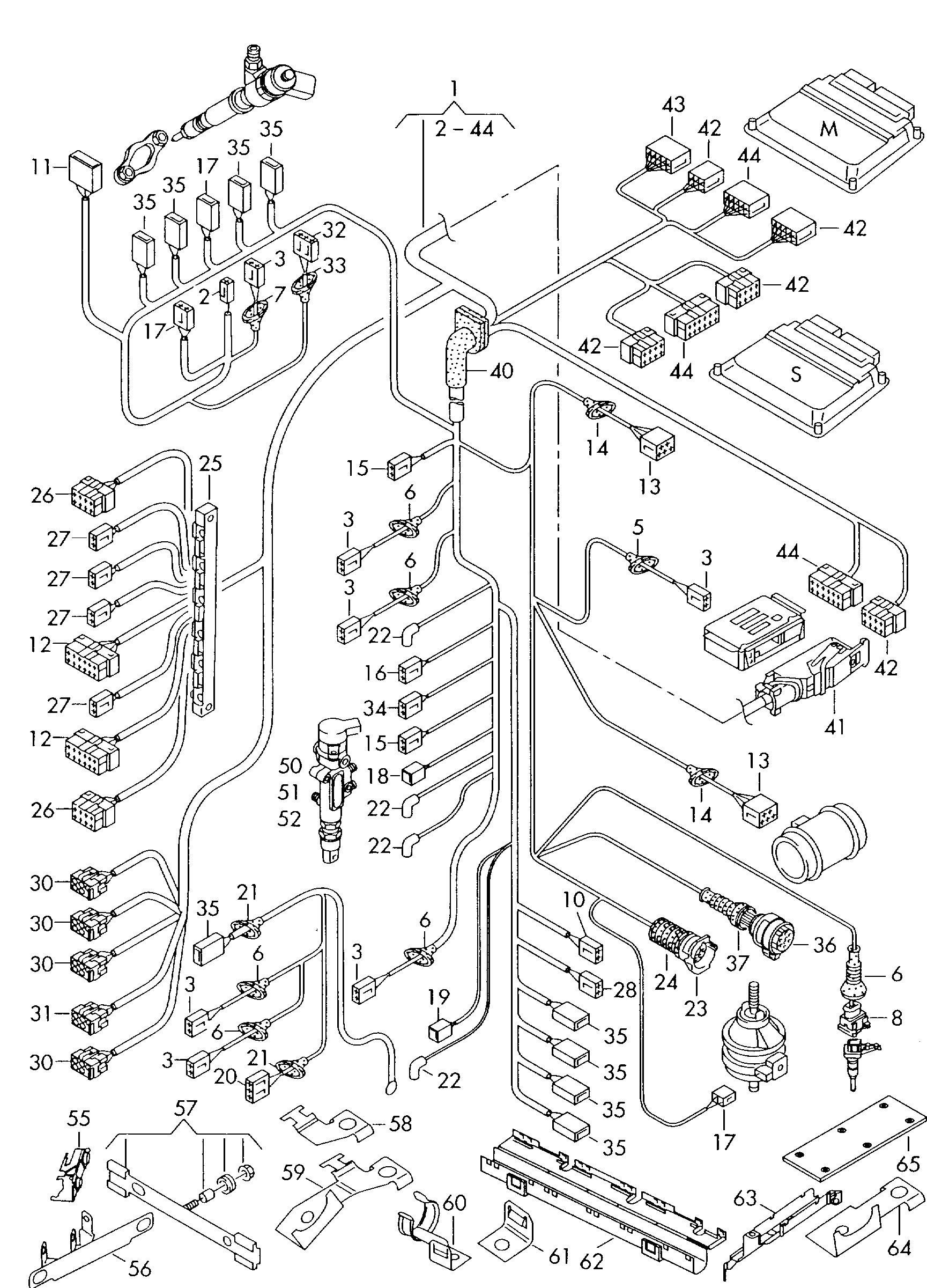 AUDI 4D0 971 993 - Vadu remkomplekts, Devējs (Spiediens ieplūdes traktā) ps1.lv