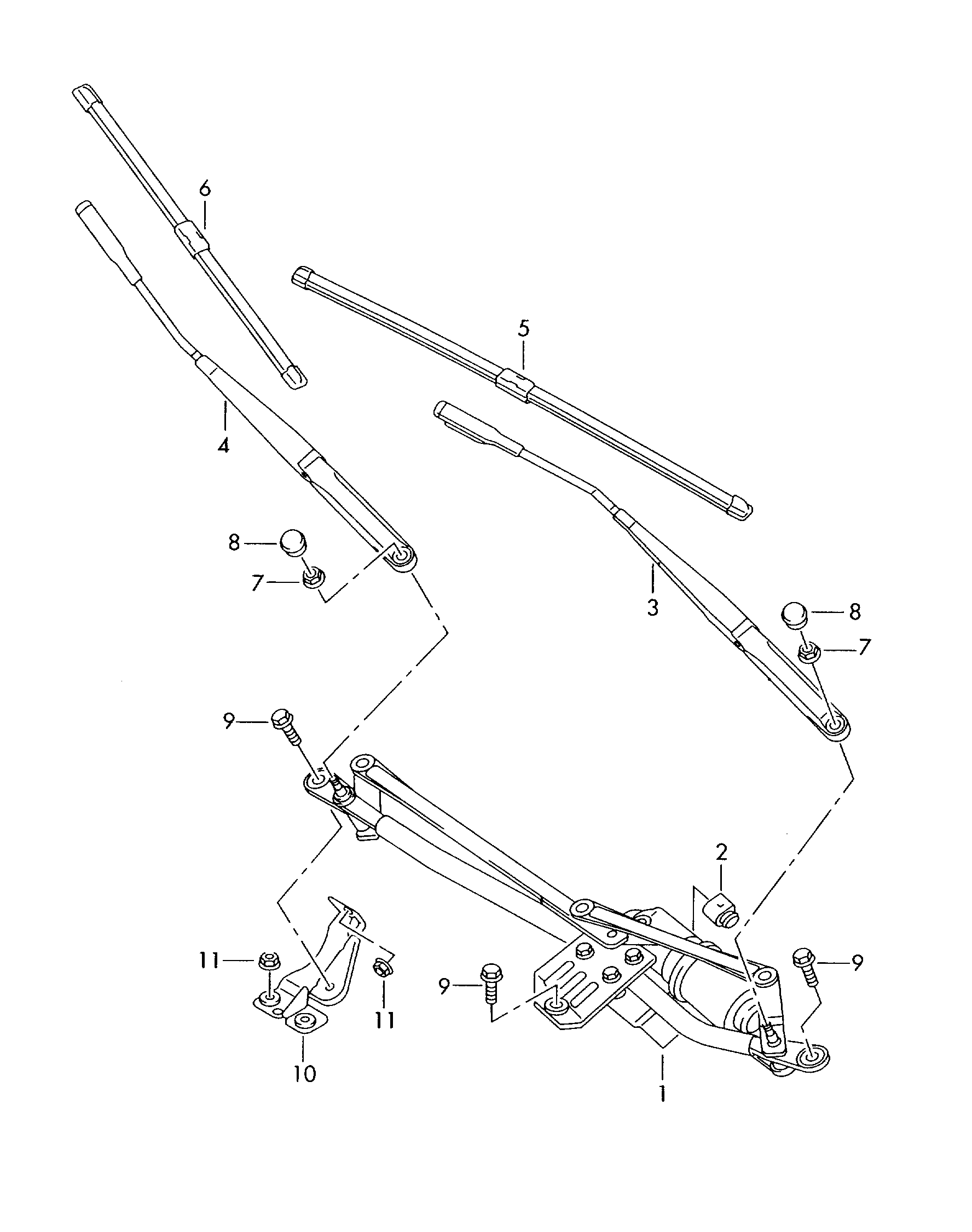 VAG 8J1 955 426 A - Stikla tīrītāja slotiņa ps1.lv