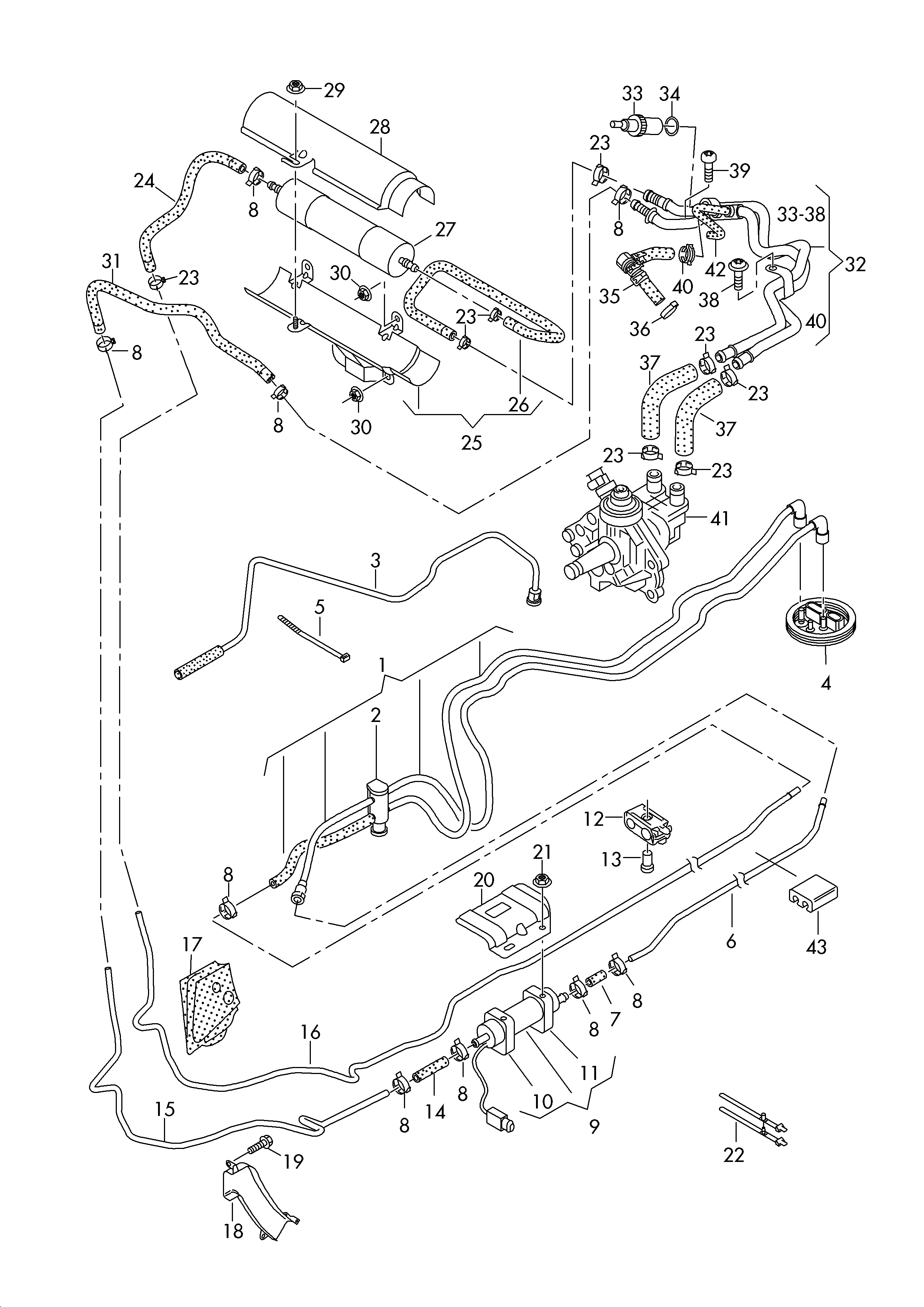 Seat 4F0 127 401 F - Degvielas filtrs ps1.lv