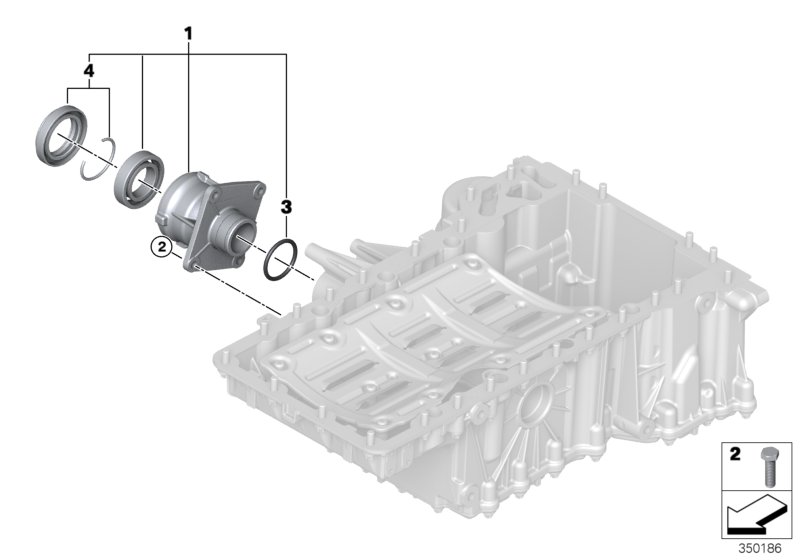 BMW 33 10 7 505 601 - Vārpstas blīvgredzens, Diferenciālis ps1.lv