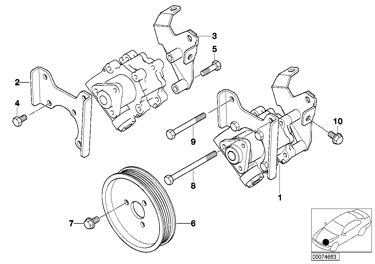 BMW 32 41 6 757 914 - Hidrosūknis, Stūres iekārta ps1.lv