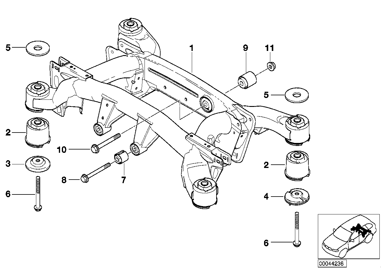 BMW 33 32 6 760 346 - Remkomplekts, Riteņa piekare ps1.lv