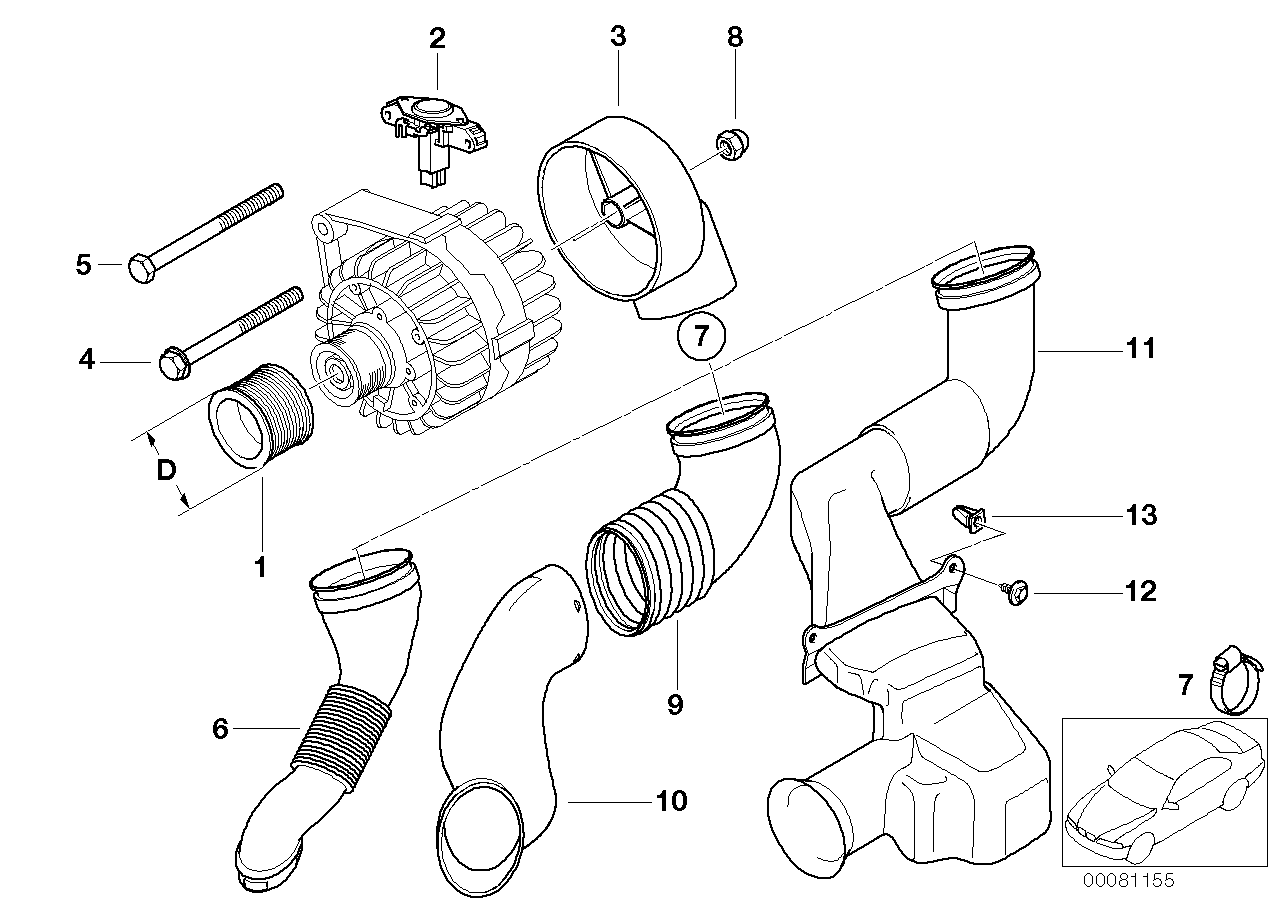 BMW 12317551153 - Ģeneratora sprieguma regulators ps1.lv