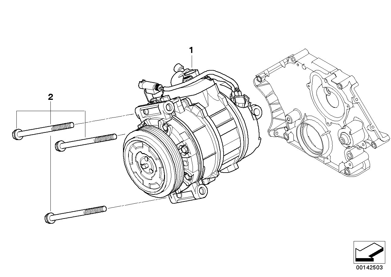 BMW 64 52 6 956 715 - Kompresors, Gaisa kond. sistēma ps1.lv