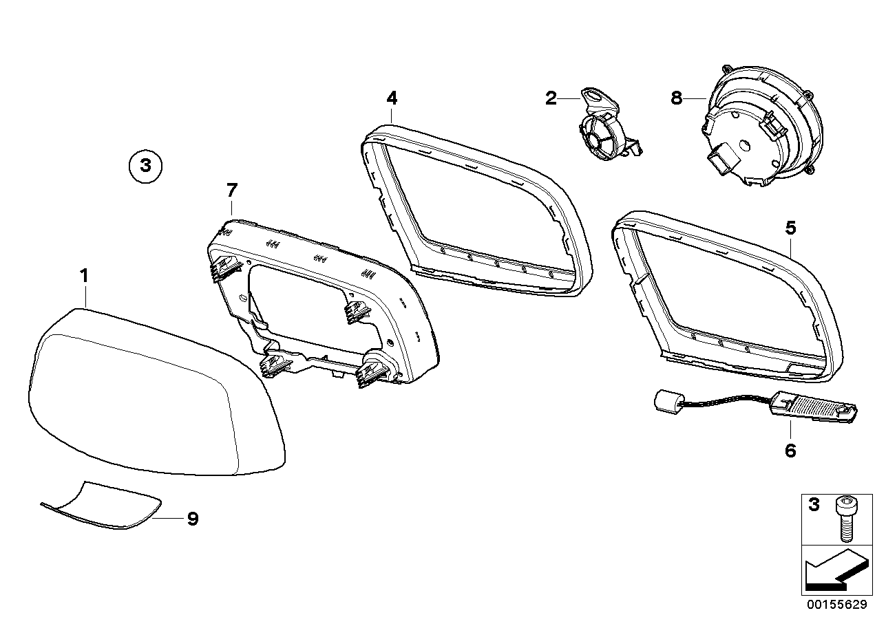 BMW 51168029241 - Supporting ring, primed left ps1.lv