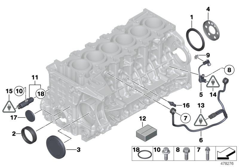 BMW 11417622768 - Hydraulic valve ps1.lv