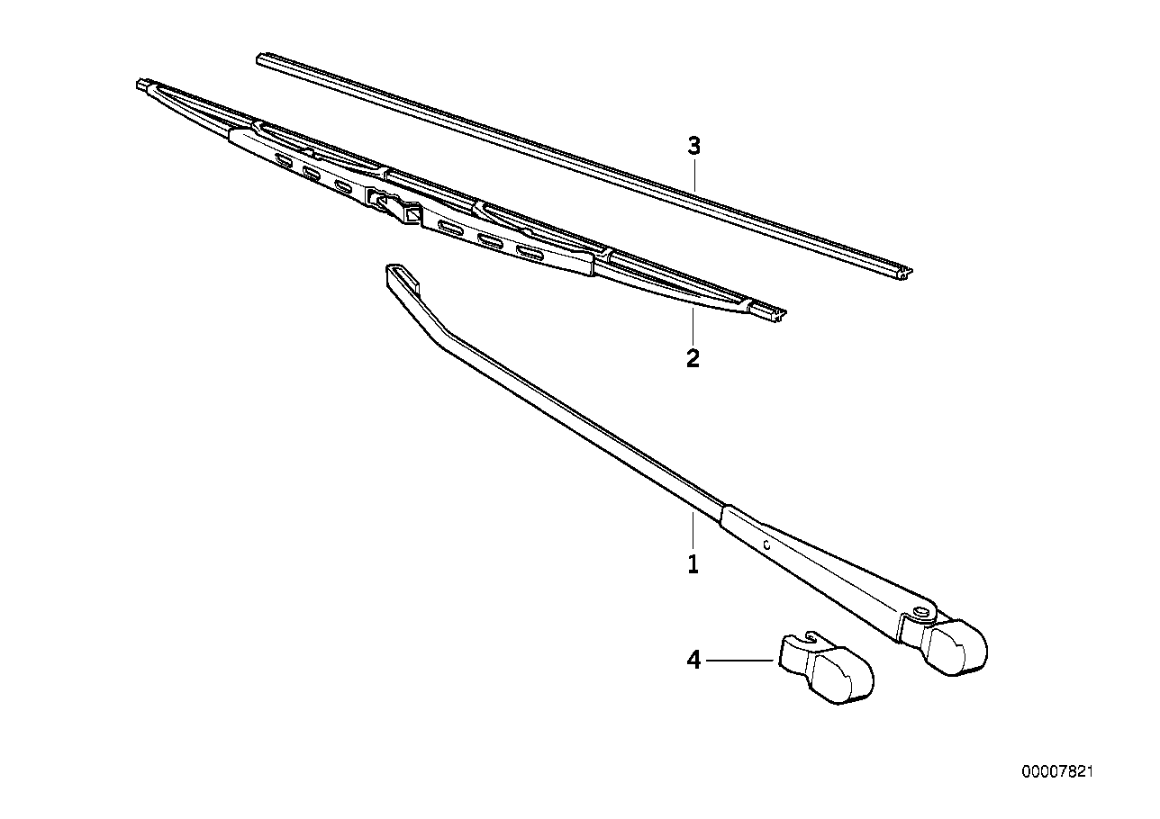 BMW 6161 1 372 578 - Stikla tīrītāja gumija ps1.lv