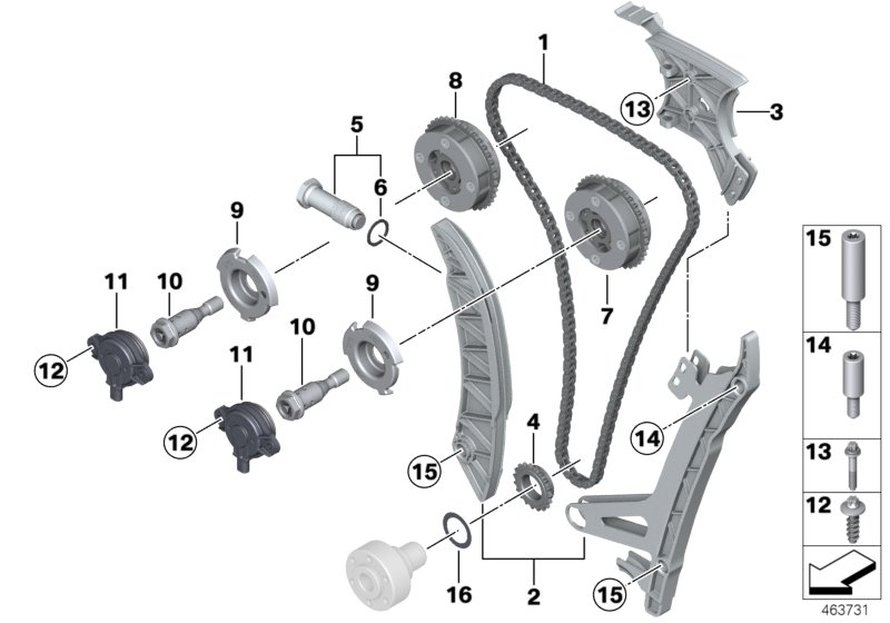 BMW 11 31 8 685 091 - Spriegotājs, Piedziņas ķēde ps1.lv