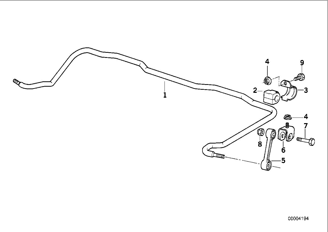 BMW 33 55 1 131 131 - Stiepnis / Atsaite, Stabilizators ps1.lv