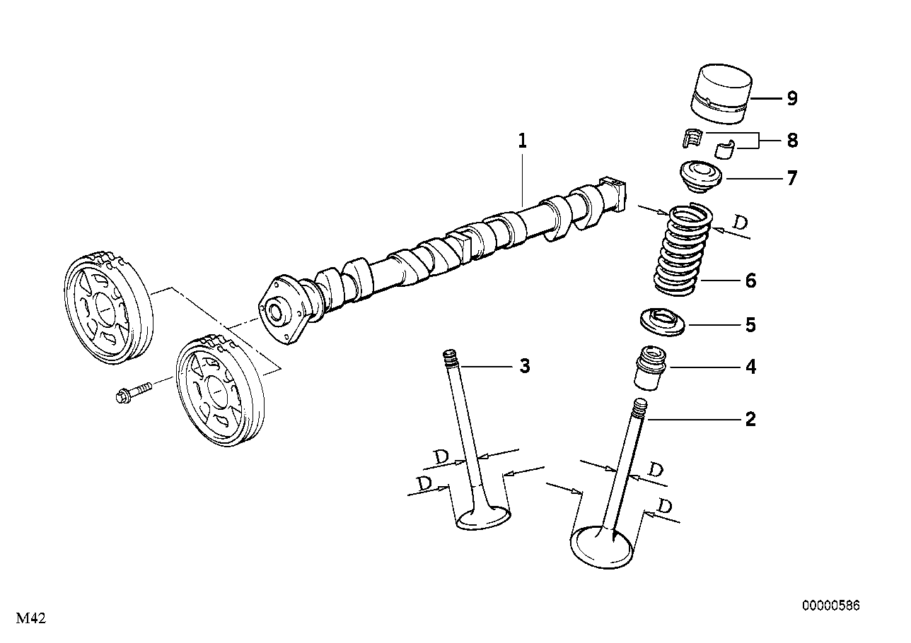 Seat 11 34 9 065 438 - Blīvju komplekts, Vārsta kāts ps1.lv