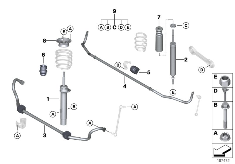 BMW 31 31 6 786 015 - Amortizators ps1.lv