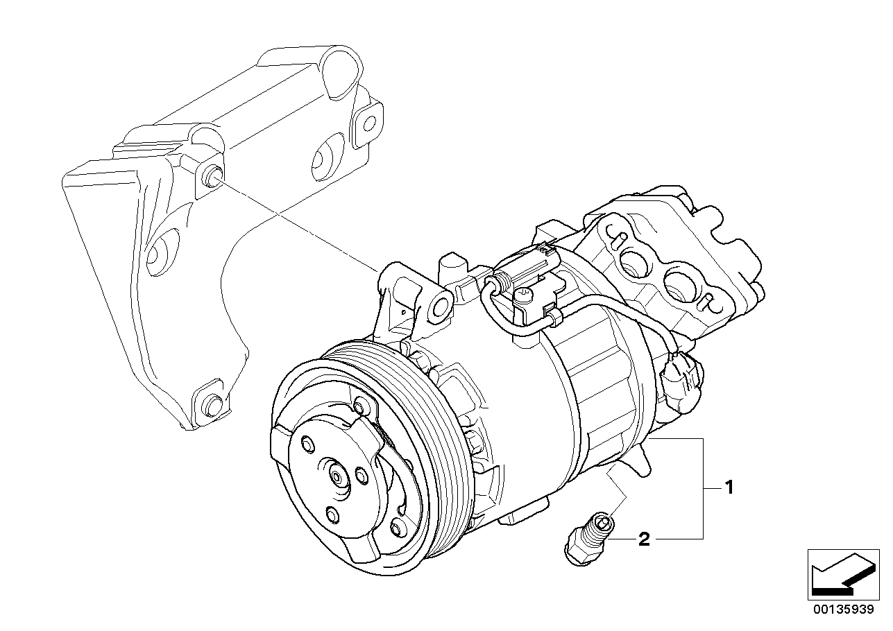 BMW 64529182794 - Kompresors, Gaisa kond. sistēma ps1.lv