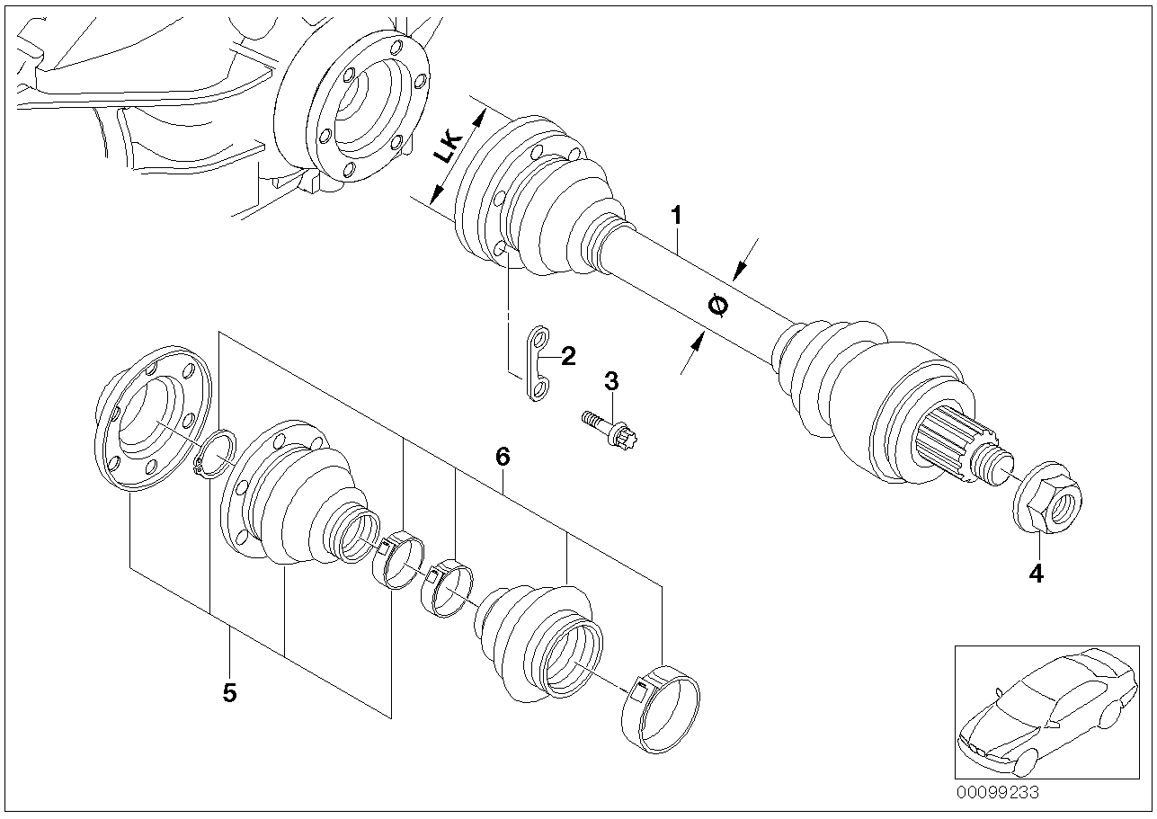 BMW 33 21 1 229 732 - Putekļusargs, Piedziņas vārpsta ps1.lv