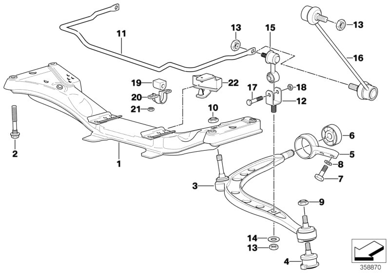 BMW 31 12 6 758 510 - Balst / Virzošais šarnīrs ps1.lv