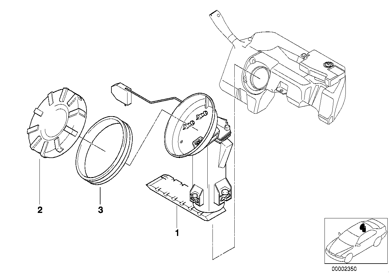 BMW Motorcycles 16 14 6 756 323 - Degvielas sūknis ps1.lv