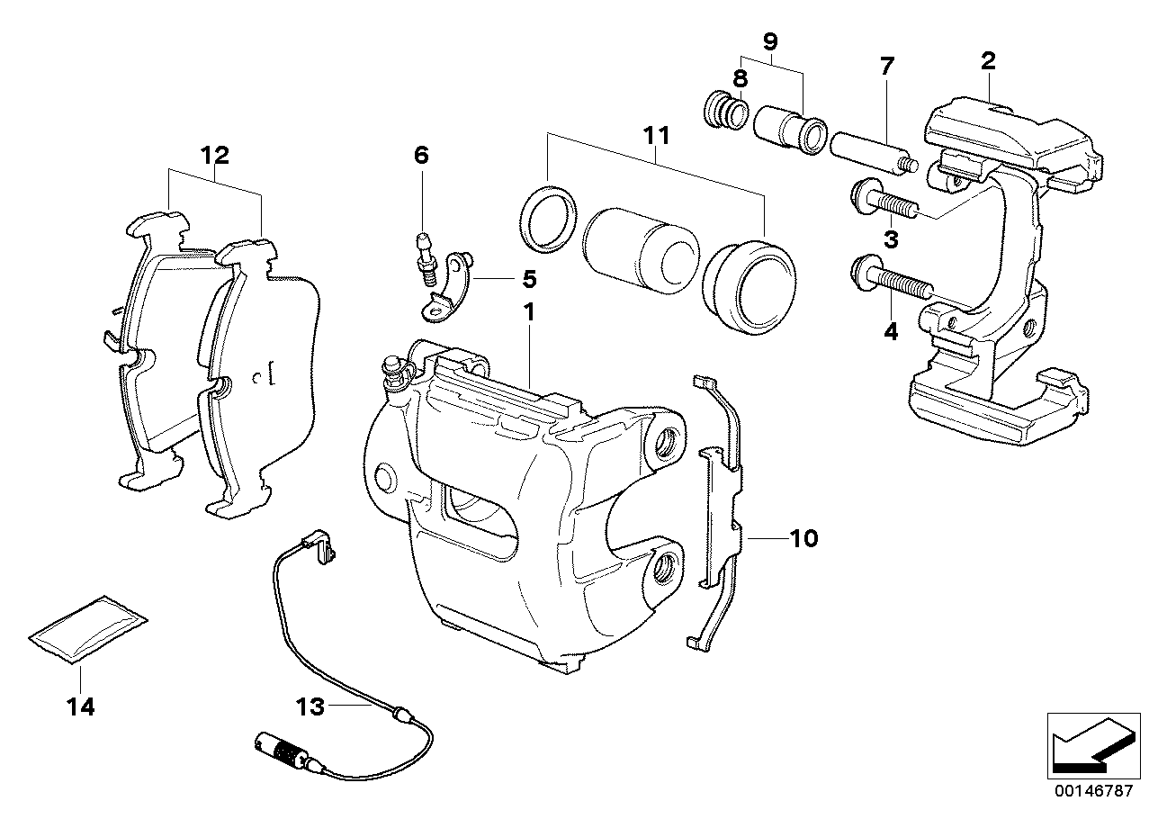 BMW 34116768067 - Bremžu suports ps1.lv