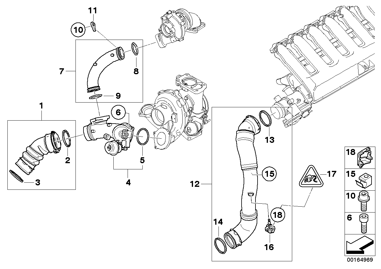 BMW 11 61 7 796 293 - Pūtes sistēmas gaisa caurule ps1.lv