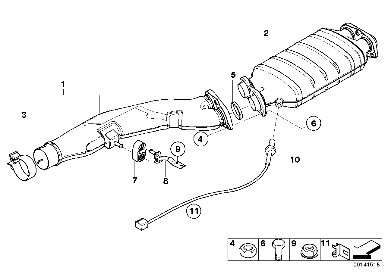 BMW 18.30.7.793.773 - Nosēdumu / Daļiņu filtrs, Izplūdes gāzu sistēma ps1.lv