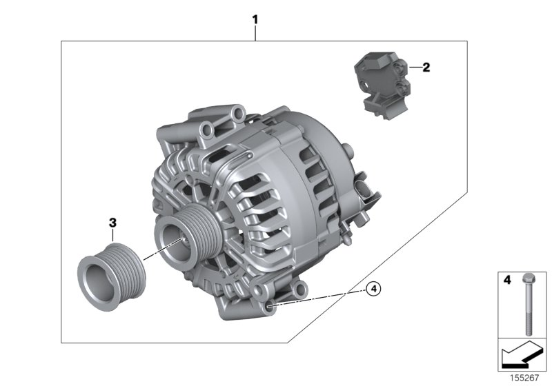 BMW 12317550469 - Ģenerators ps1.lv