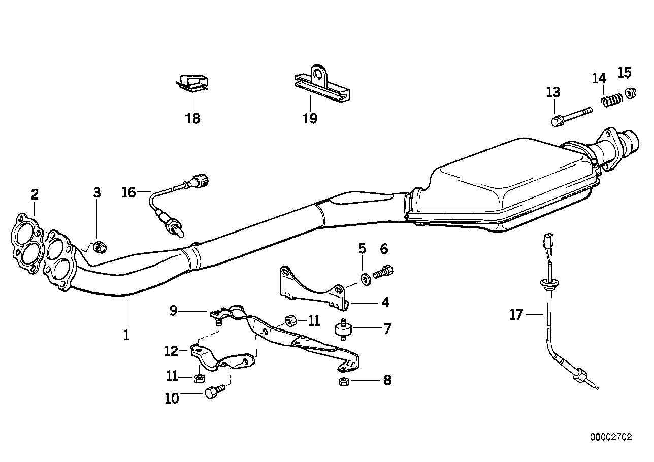 BMW 11 78 1 734 393 - Lambda zonde ps1.lv