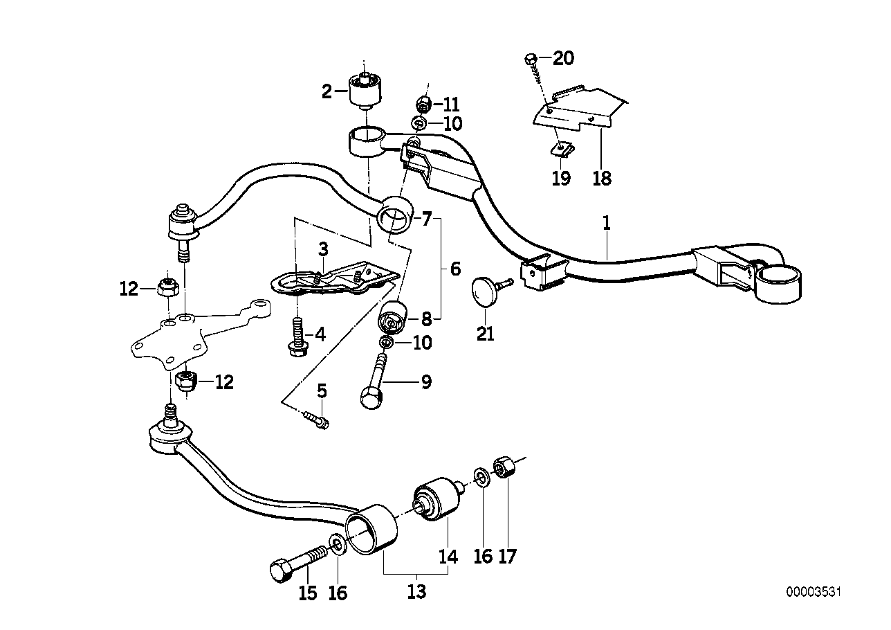 BMW 31121131609 - Remkomplekts, Riteņa piekare ps1.lv