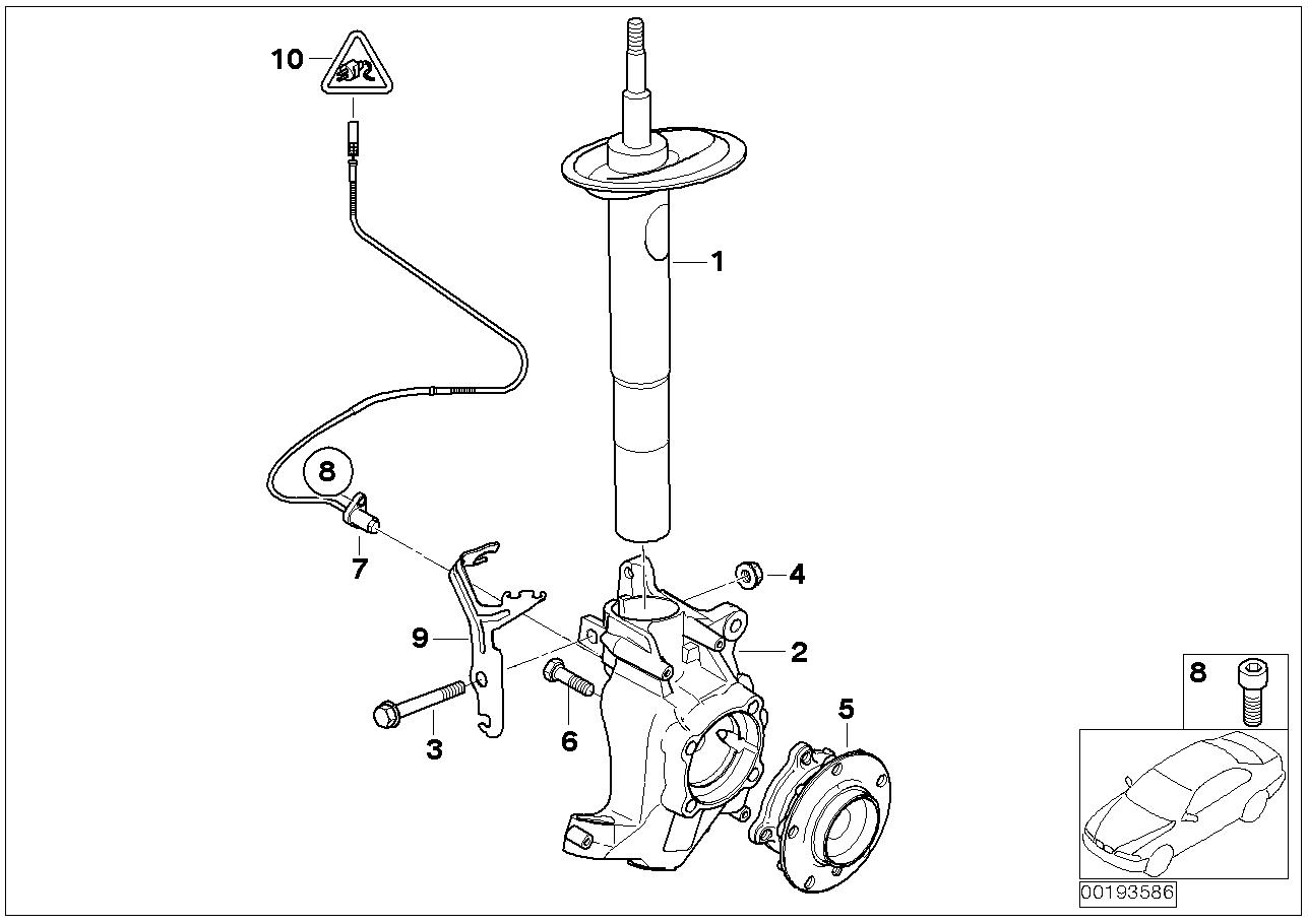 BMW 31 31 6 768 795 - Amortizators ps1.lv