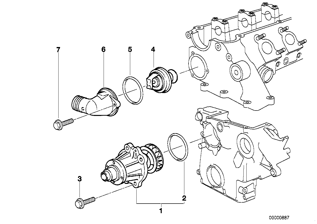 BMW 11 53 2 246 199 - Termostats, Dzesēšanas šķidrums ps1.lv