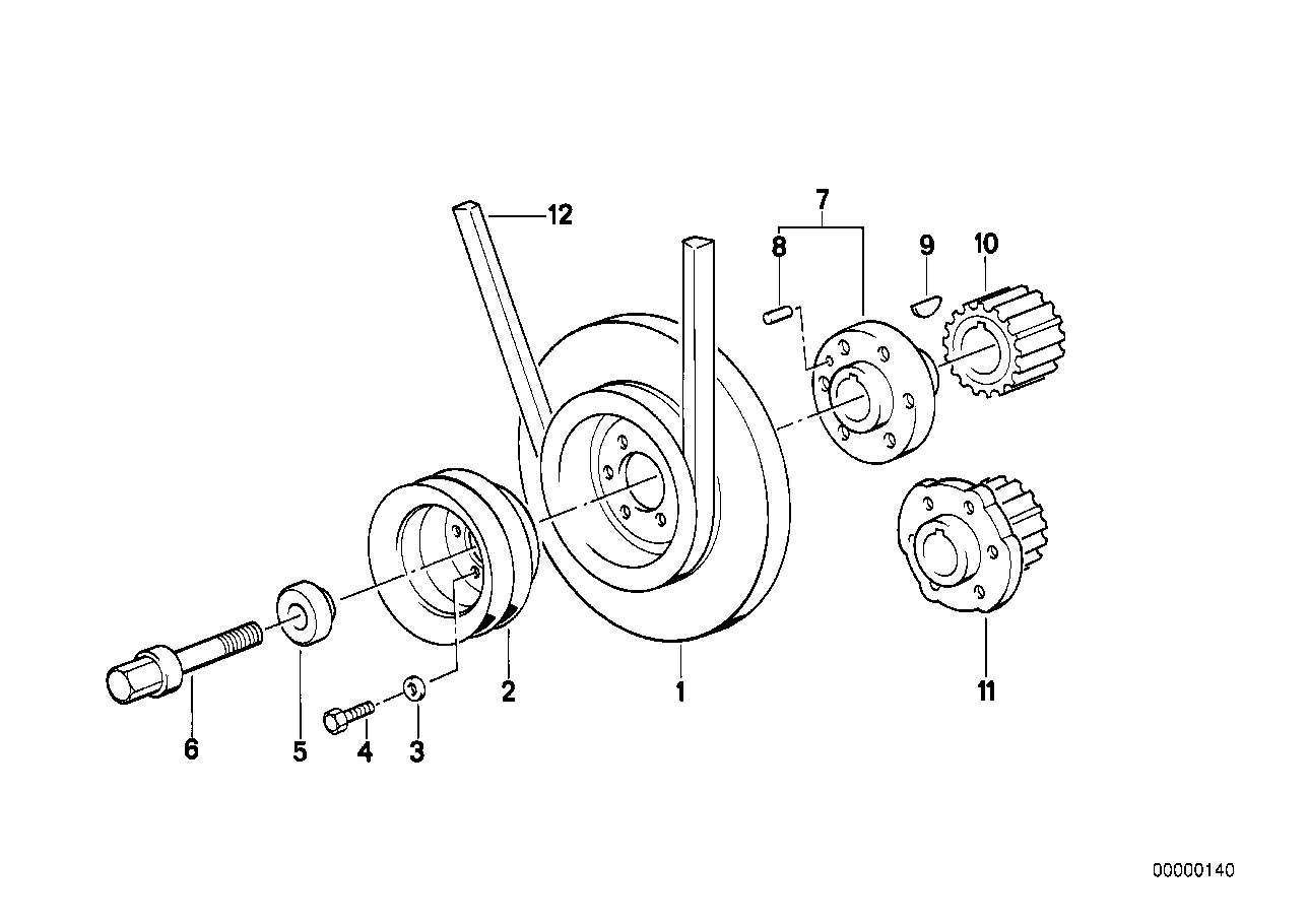 BMW 11232243046 - Ķīļsiksna ps1.lv