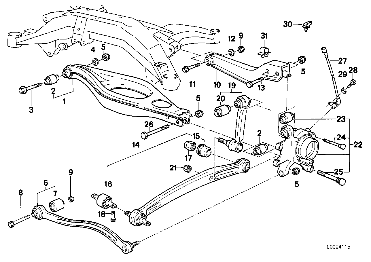 BMW 31 12 1 124 622 - Piekare, Šķērssvira ps1.lv