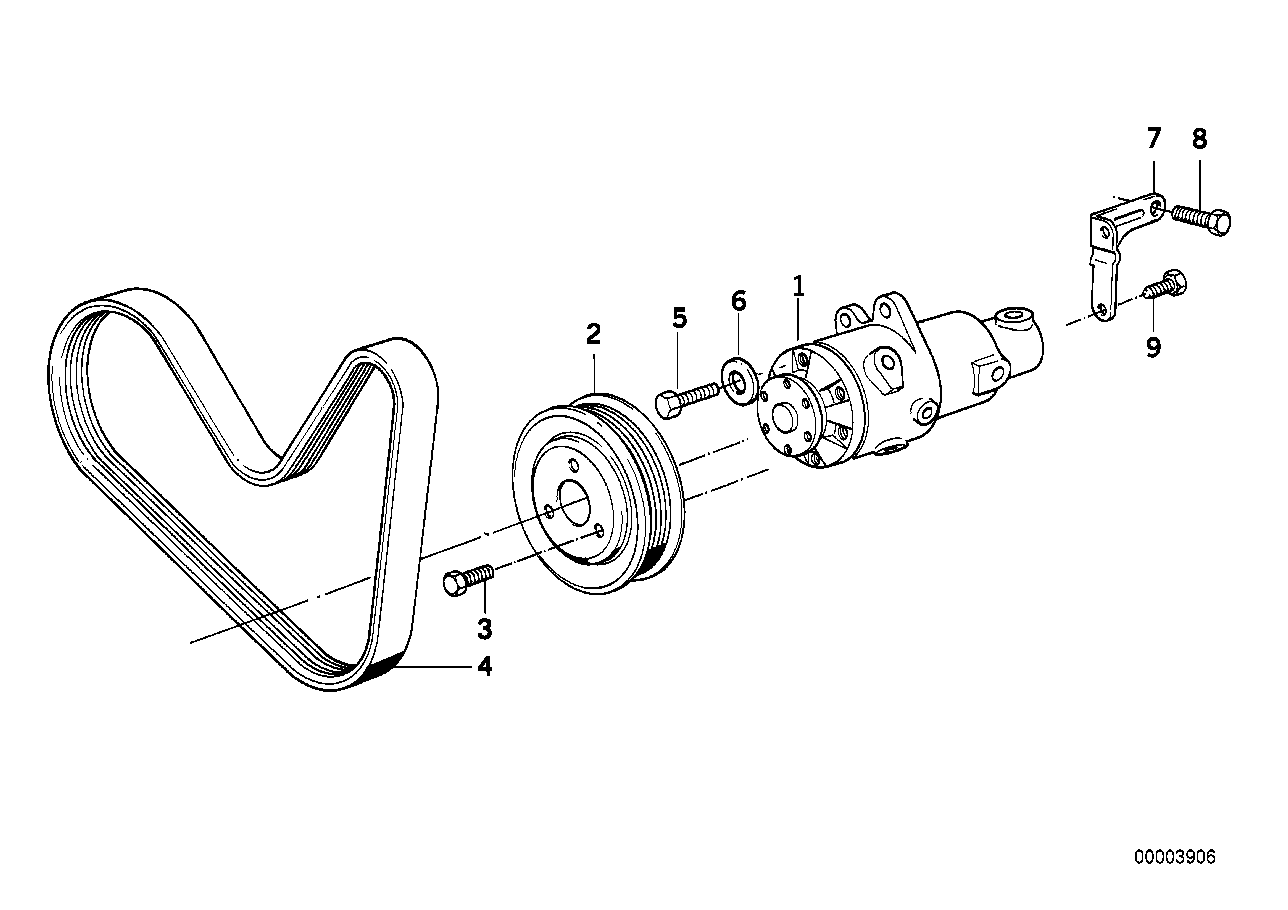 BMW 11 28 1 736 719 - Ķīļrievu siksna ps1.lv