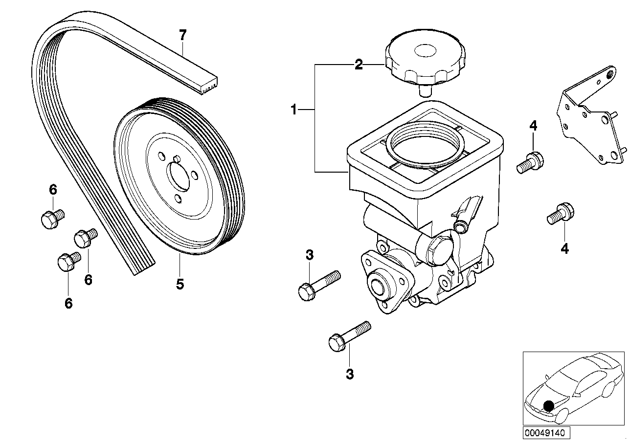 BMW 32 41 6 757 465 - Hidrosūknis, Stūres iekārta ps1.lv