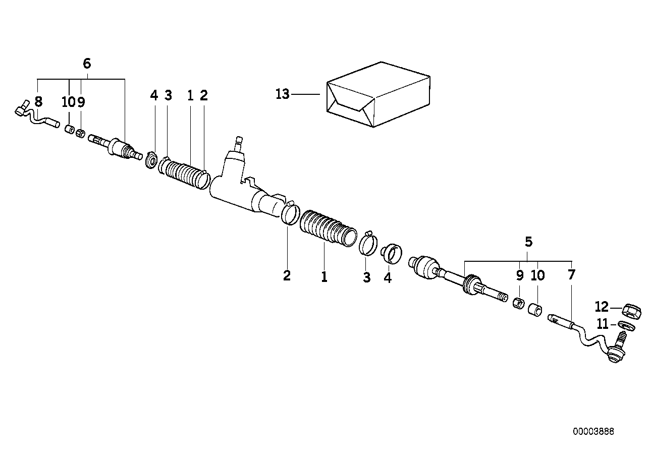 Mini 32111139316 - Stūres šķērsstiepnis ps1.lv