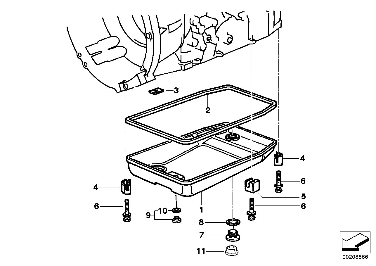 BMW 24111421387 - Skrūve, Automātiskās pārnesumkārbas eļļas vācele ps1.lv