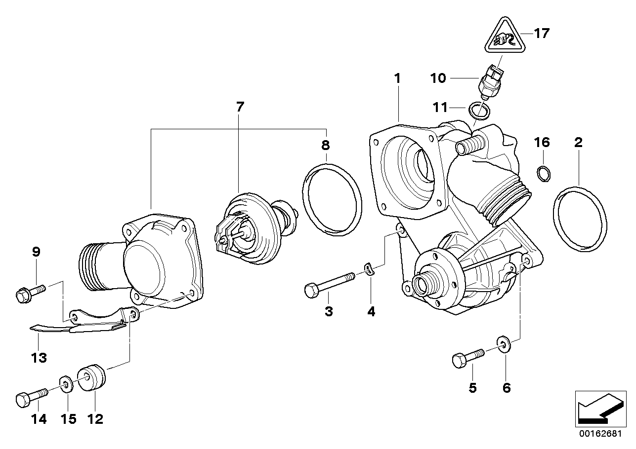 BMW 11 51 0 393 339 - Ūdenssūknis ps1.lv