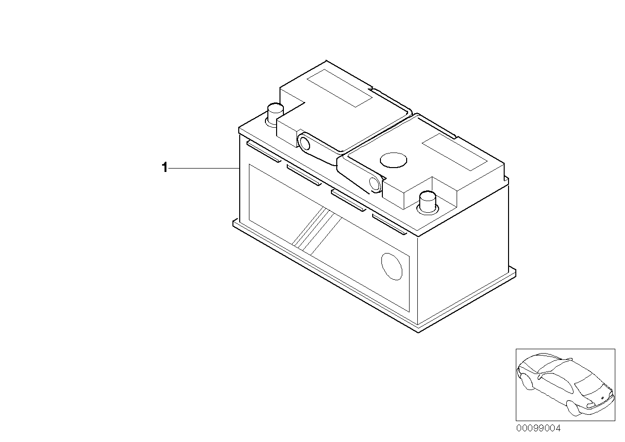 Vauxhall 61218377139 - Startera akumulatoru baterija ps1.lv