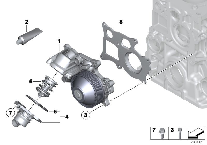 BMW 11 51 8 512 234 - Termostats, Dzesēšanas šķidrums ps1.lv