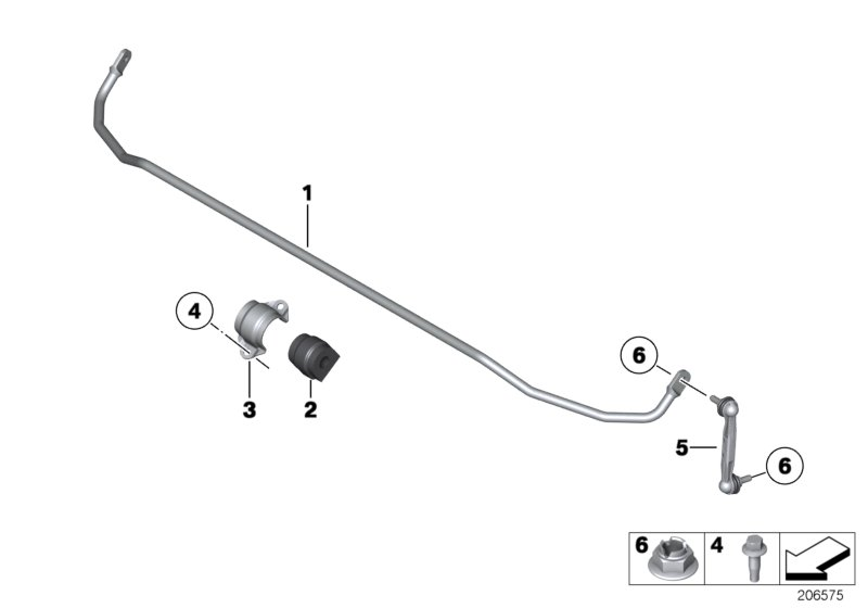 Mini 33506785607 - Stiepnis / Atsaite, Stabilizators ps1.lv