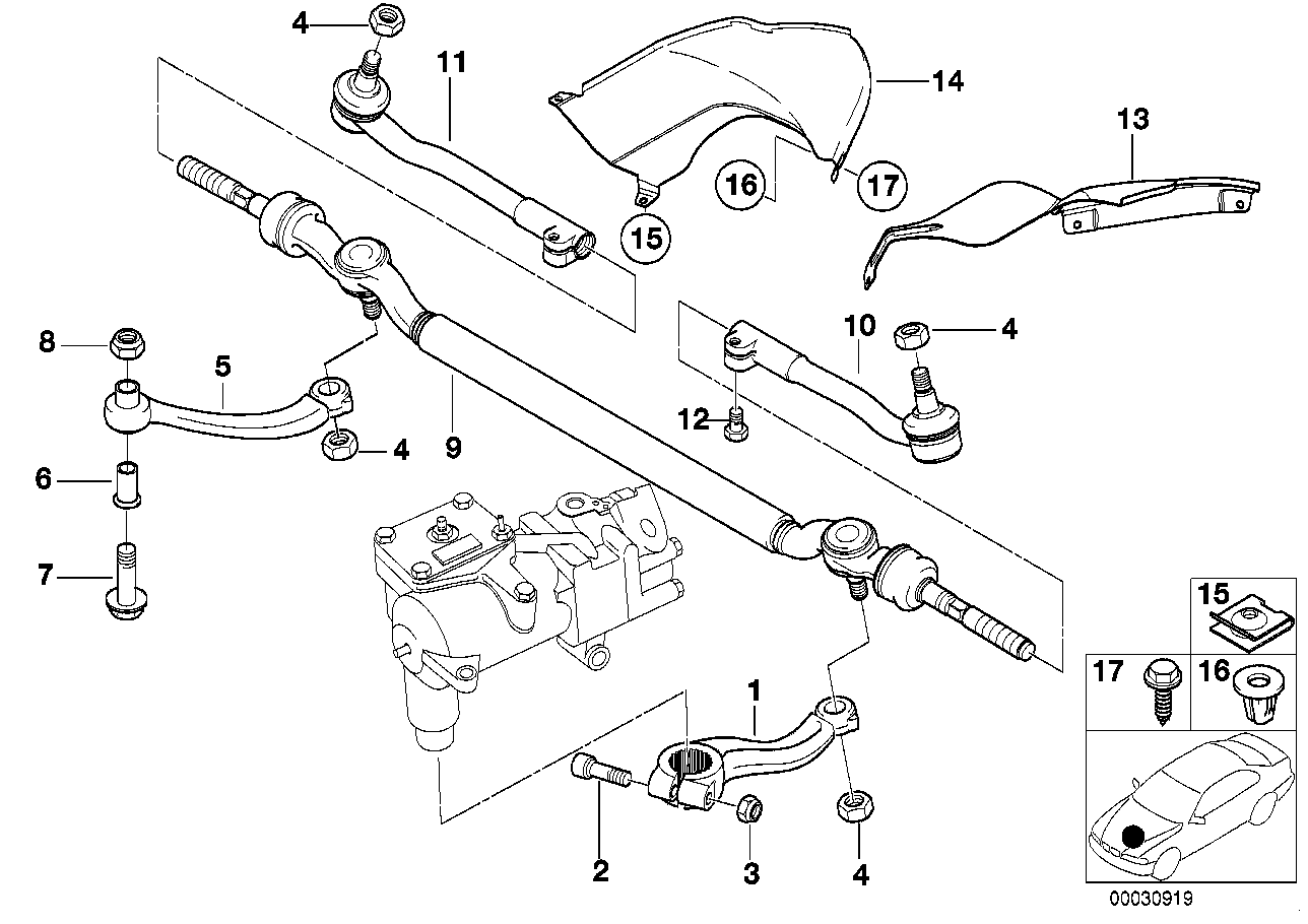 BMW 32 21 1 096 059 - Stūres šķērsstiepnis ps1.lv