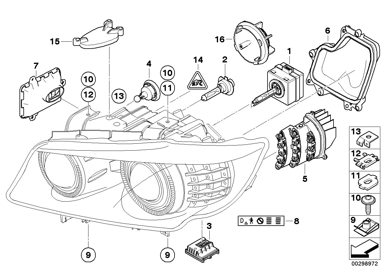 BMW 63117237647 - Vadības iekārta, Apgaismojums ps1.lv