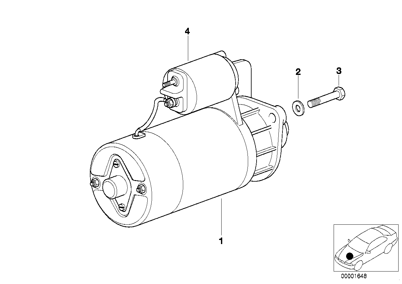 BMW 12 41 2 247 063 - Starteris ps1.lv